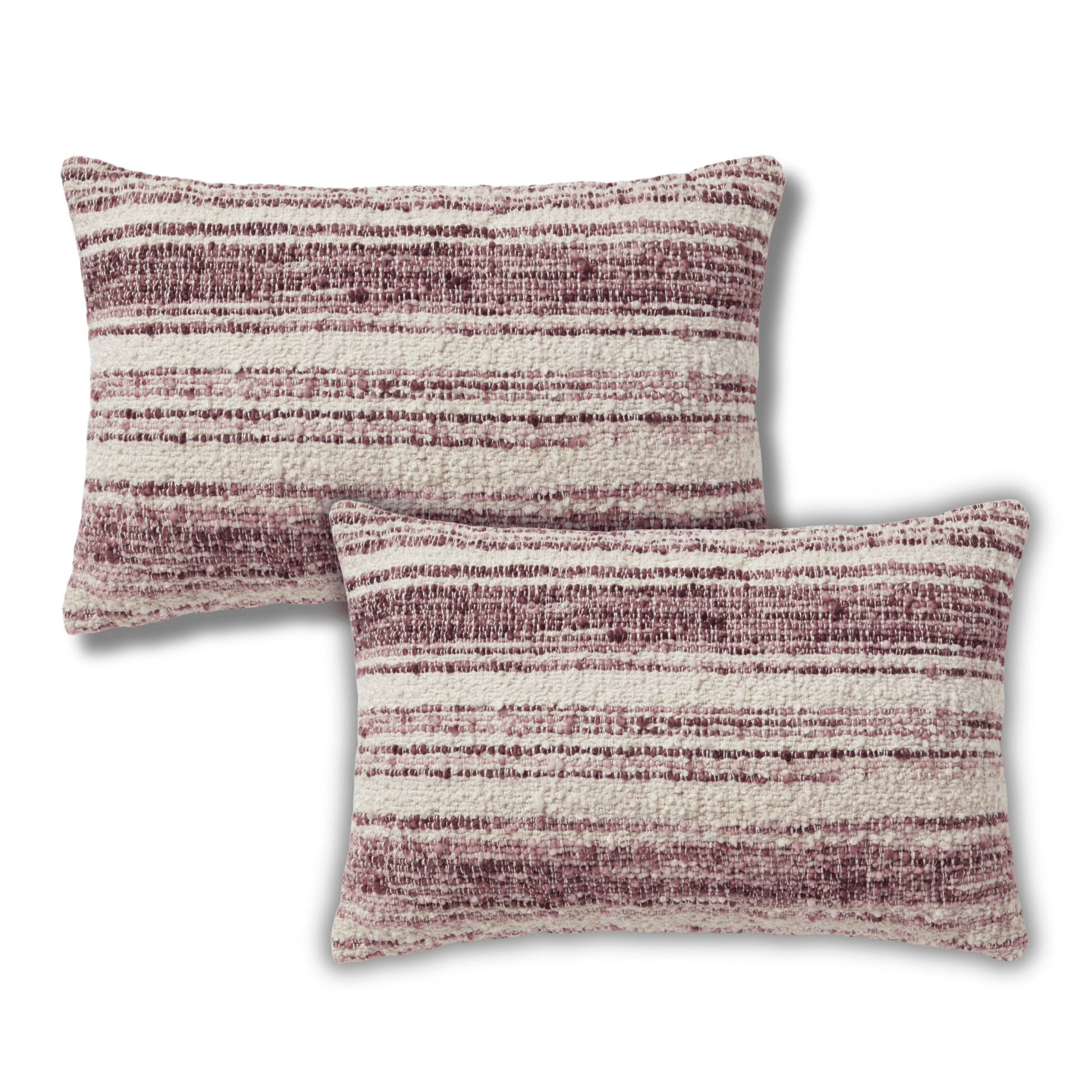 Throw Pillow Loloi - Chris Loves Julia - Meg PCJ0002 Burgundy / Ivory - Pillow Set Loloi