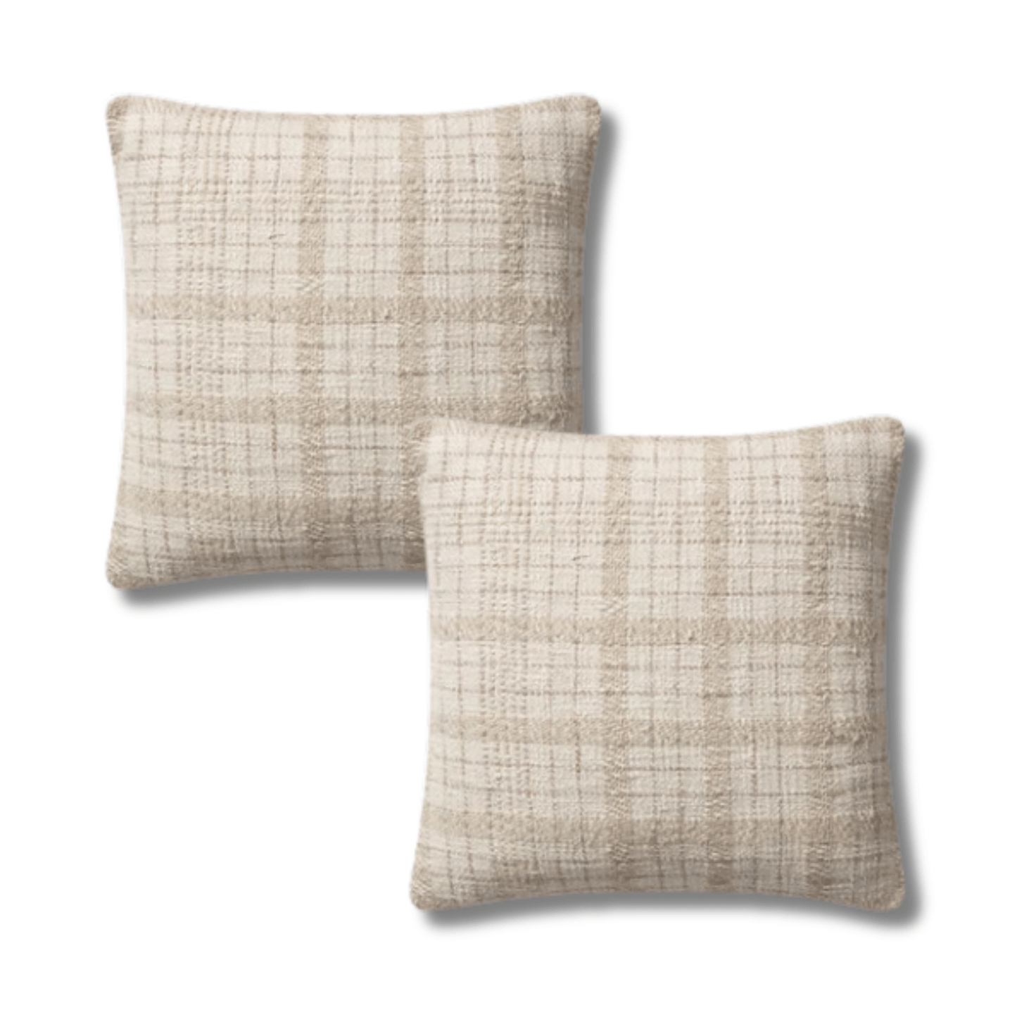 Loloi PCJ0015 Ivory / Beige Pillow