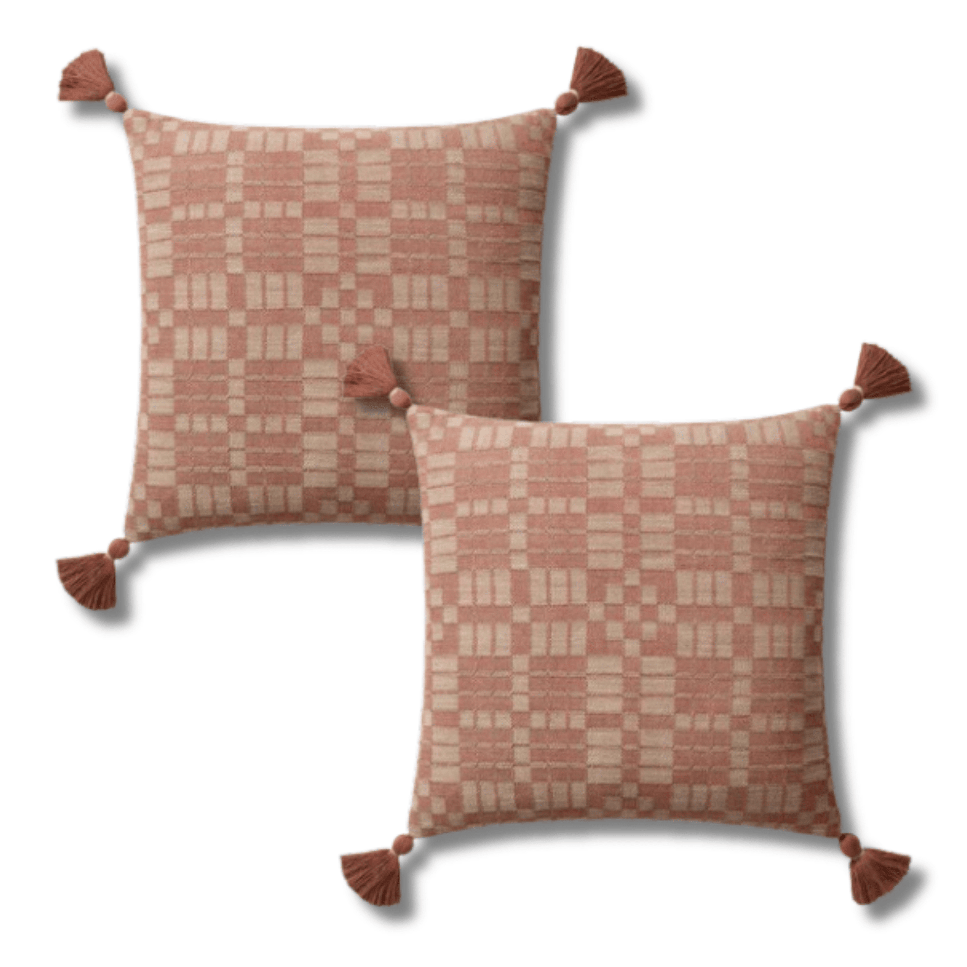 Throw Pillow Loloi - Chris Loves Julia - PCJ0017 Clay - Pillow Set Loloi