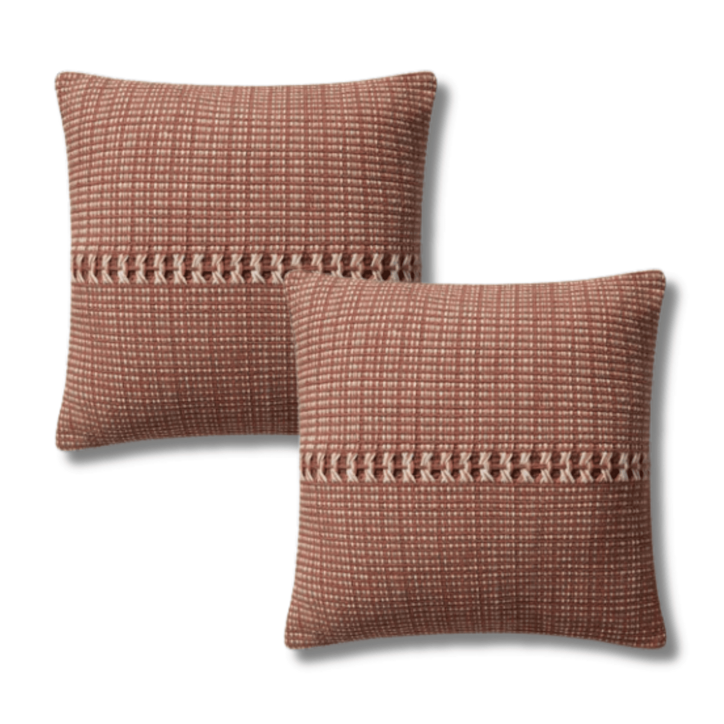 Throw Pillow Loloi - Chris Loves Julia - PCJ0018 Rust / Multi - Pillow Set Loloi