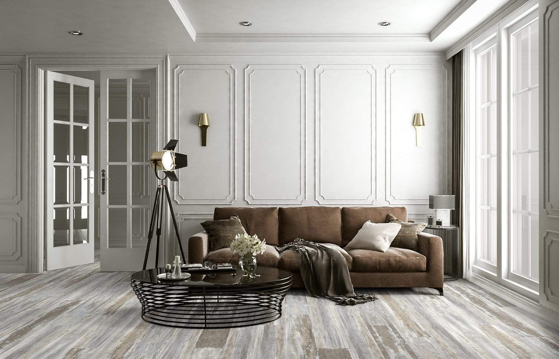 Gray deals vinyl flooring