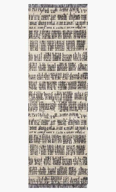 Area Rugs Loloi -  Alice Collection - ALI-02 CJ Cream / Charcoal - Area Rug Loloi