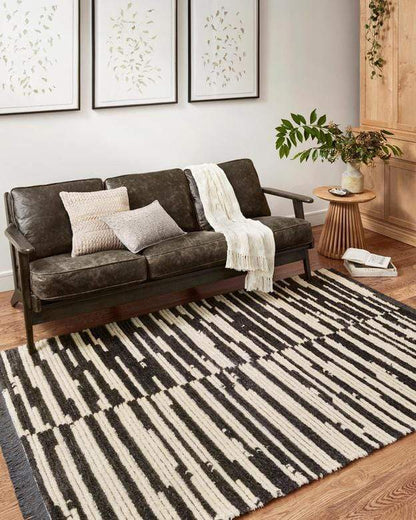 Area Rugs Loloi -  Alice Collection - ALI-03 CJ Cream / Charcoal - Area Rug Loloi