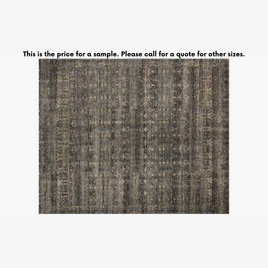 Area Rugs Loloi - The Amara Collection - AMM-03 Charcoal / Lagoon - Area Rug Loloi